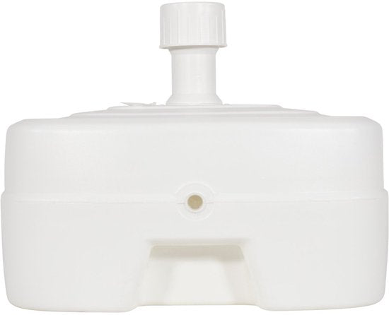 CN Continental Kunststof Parasolvoet Wit | Vulbaar 45 liter