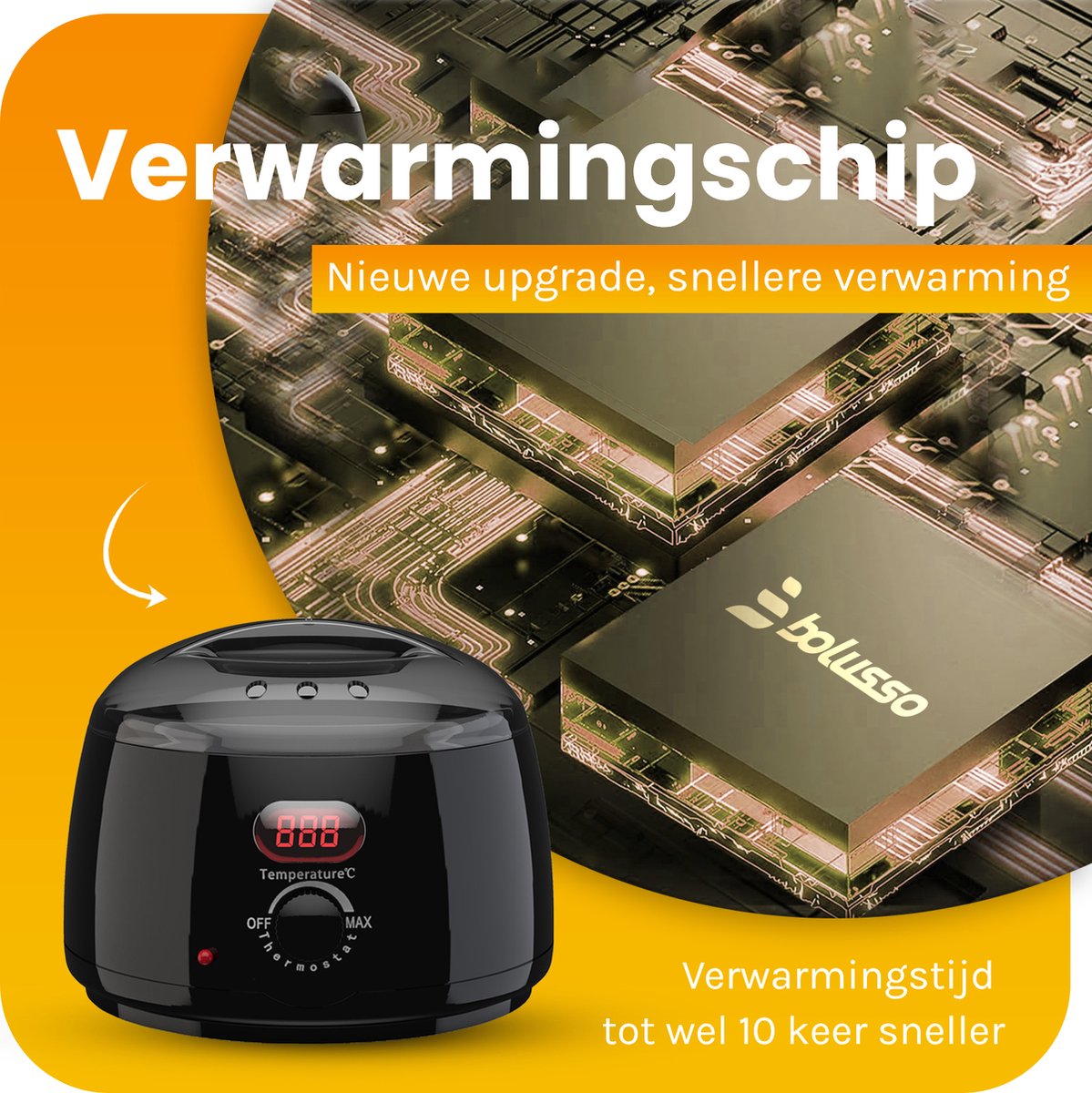 Bolusso Wax Apparaat - Ontharing Set - NIEUW model - 5 Soorten Beans 500 Gram - 50 Wax Staafjes - Gratis Afterwax - Wax Heater - Ontharingsapparaat - Wax Beans Verwarmer - Ontharingsset - Wax set