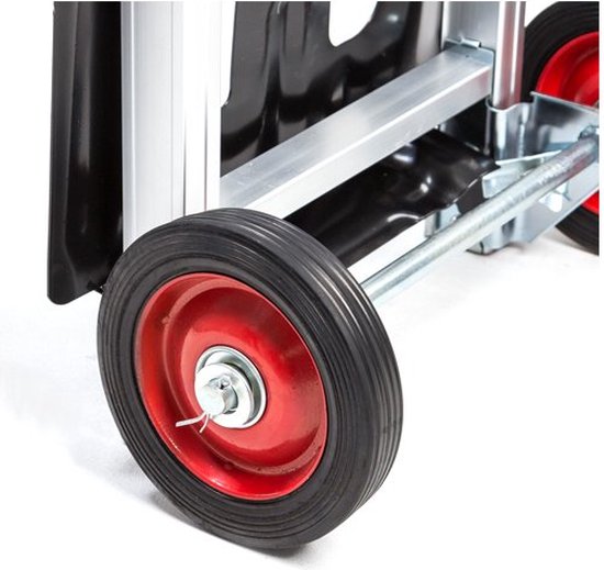 BRASQ Steekwagen opvouwbaar Staal - 90 KG Draagvermogen - Transportwagen - Plateauwagen - Steekkar - Trolley