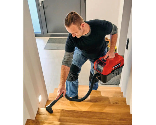 Einhell TE-VC 18/10 Li-Solo Nat- en Droogzuiger 10L – Rood/Zwart