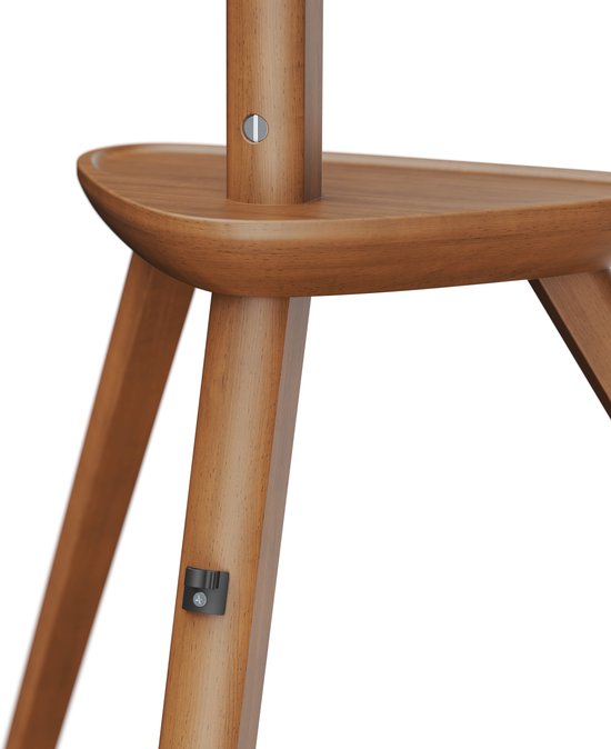 VDD TV Standaard - Vloerstandaard - Studio Statief - Schildersezel Design - Tot 65 inch - Bruin