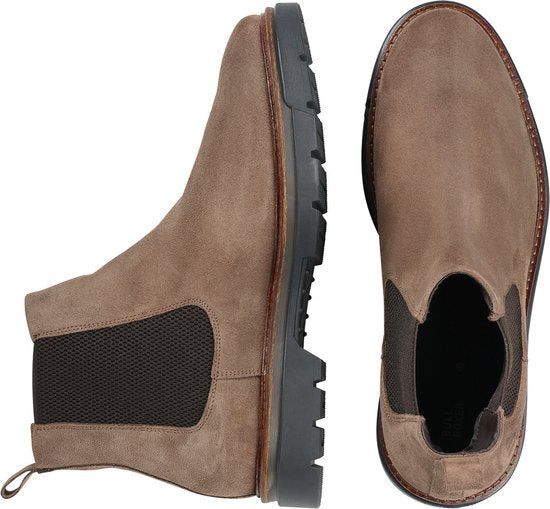 Bullboxer - Chelsea Boot - Heren - Taupe - Laarzen - Maat 45