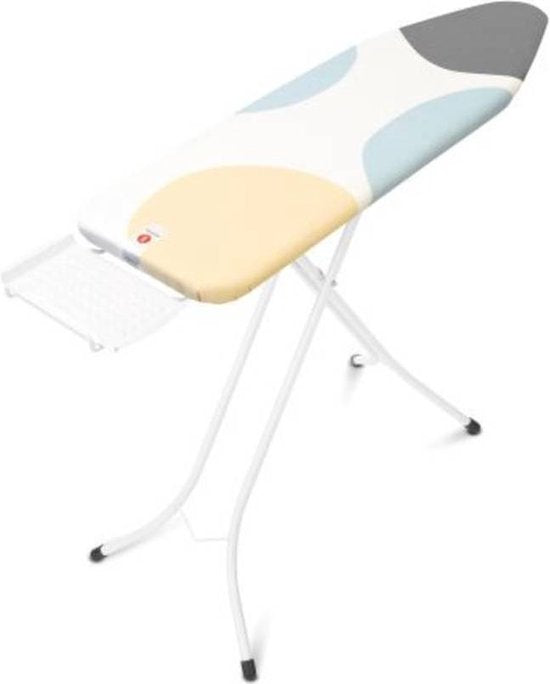 Brabantia Strijkplank B - 124x37 cm Spring Bubbles - met Strijkijzerplateau