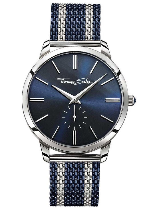 Thomas Sabo Herenhorloge WA0268-281-209-42 – Stijlvol & Robuust | 42mm | Quartz | RVS | 5 ATM