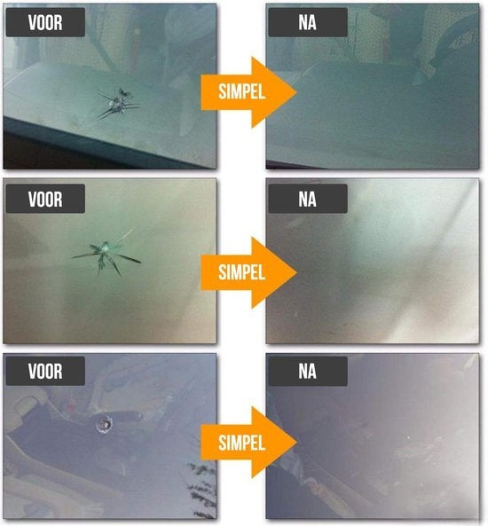 Autoruit reparatie set | Zelf Je Autoruit Repareren | Barst In Ruit Maken | Sterretje In Ruit Repareren | Auto Vooruit