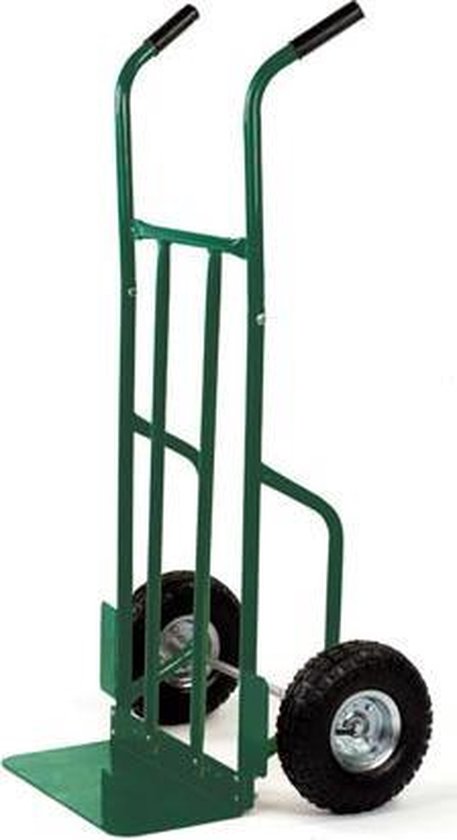 Toolland Steekwagen voor hout, groen, laadvermogen 250 kg