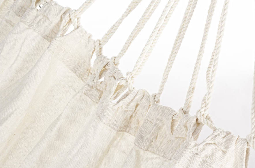 BIZZOTTO hangstoel MILLOR wit – 200x100 cm – stijlvol en comfortabel boho design