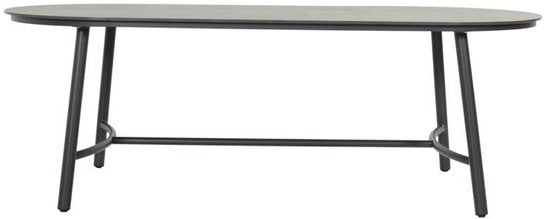 Flora dining tafel ceramic black 220 x 100 cm