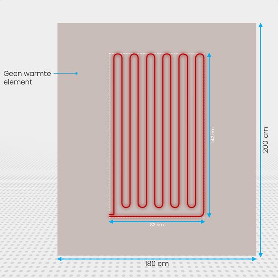 Auronic Elektrische Warmtedeken - Bovendeken - 2 Persoons - 3 Warmtestanden - Met Timer - 200 x 180 cm - Taupe