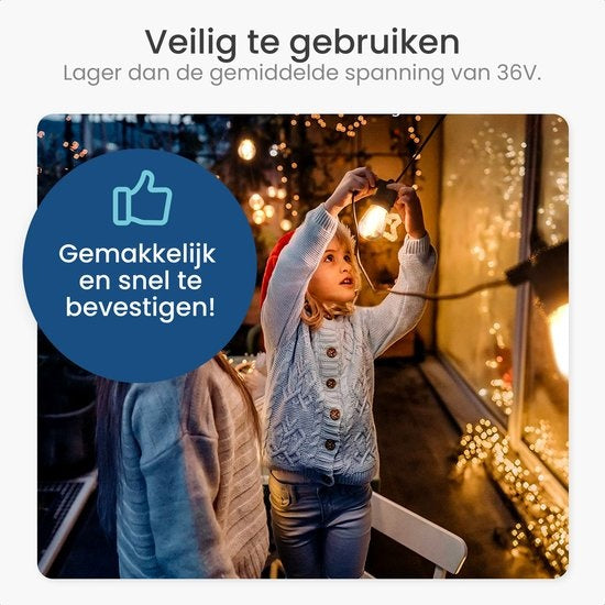 Gologi Lichtsnoer – Smart LED Verlichting met App – Waterdicht – 5 m – Warm Wit – Zwart