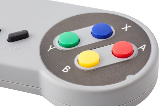 Under Control - Controller geschikt voor Super Nintendo - Bedraad 1,5M - Grijs