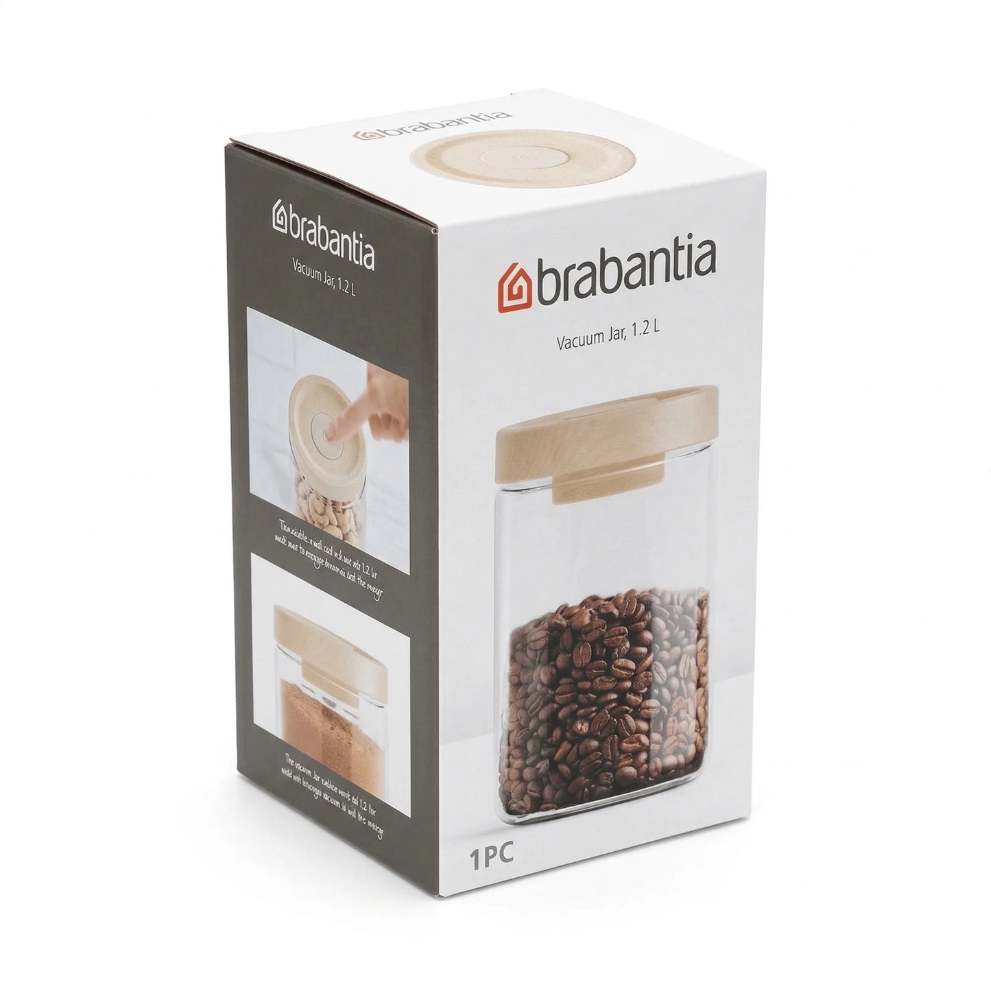 Brabantia Vacuüm Voorraadpot 1,2 L