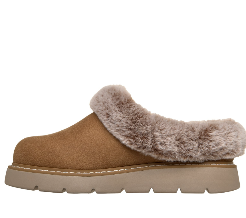 BOBS from Skechers Keepsakes Lite – Cozy Blend Damespantoffel met Memory Foam – Kastanje – Maat 40