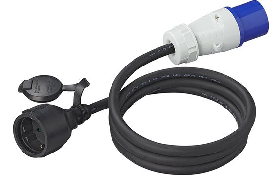 CEE naar Schuko stekkerdoos - 150 cm