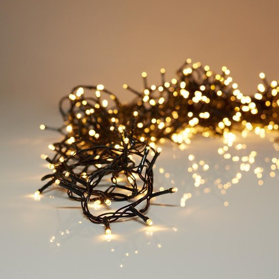 Kerstverlichting lichtsnoer - 40 led lampjes - warm wit - 300 cm - kerstlampjes