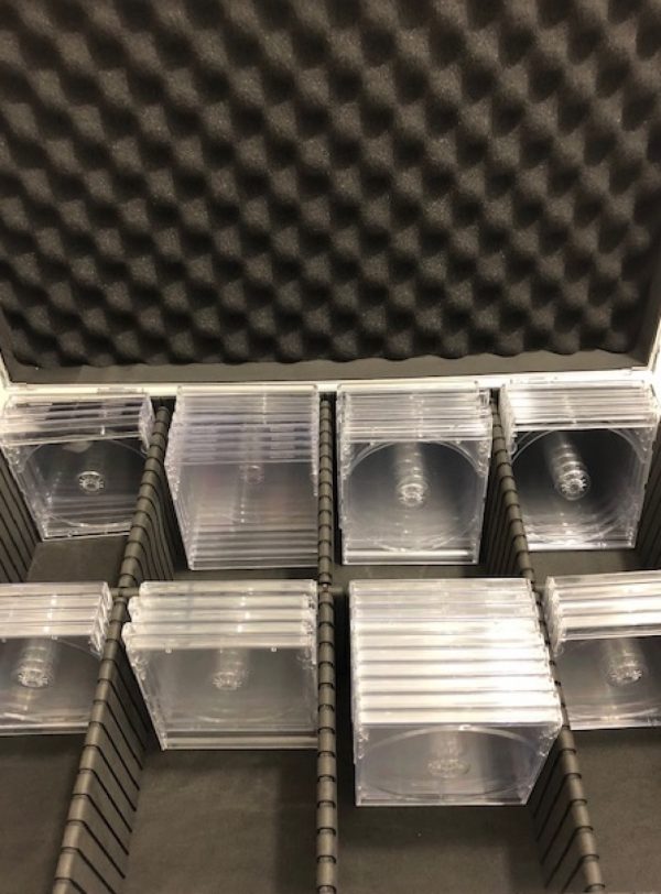 VDD Professionele CD Koffer DJ Case – 140 CD’s – Zilver – 59x41x19 cm