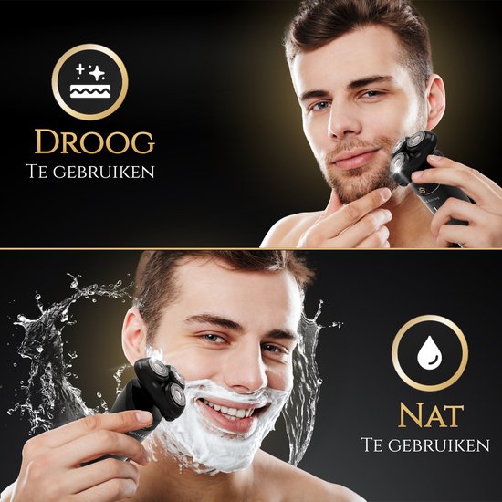 Wellshave 4 in 1 Scheerapparaat Mannen - Met Trimmer & Neustrimmer - Elektrisch Scheerapparaat- Nat en droog - Scheerapparaten - Scheren - Baardtrimmer