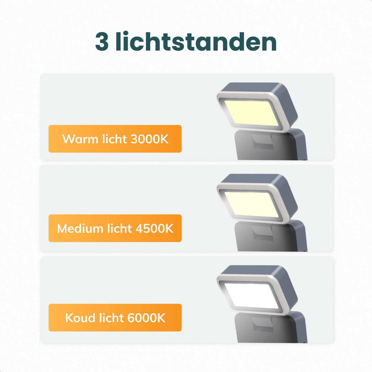 Skoov LED leeslampje met klem - zwart - 3,6 x 1,4 x 11,5 cm - 80 uur leesplezier - dimbaar - USB-C oplaadbaar