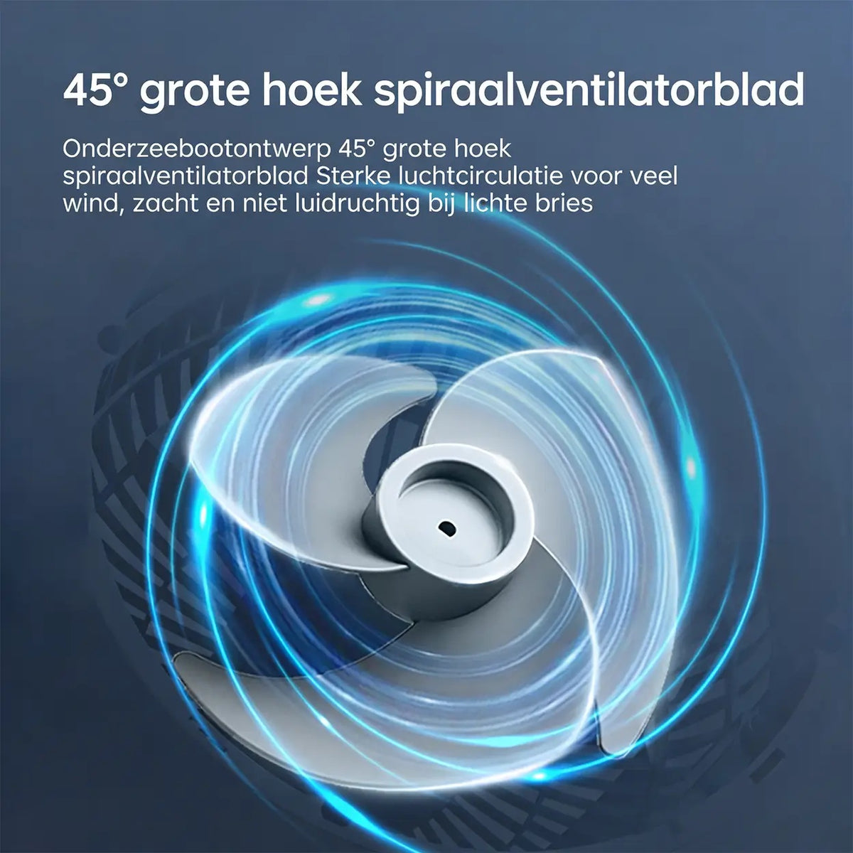 Airmate Luchtcirculatieventilator - Verstelbaar 45–108 cm - 3 Bladen