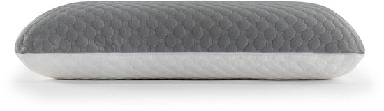 Antibacterieel Dual Memory Foam Hoofdkussen - Polyester - 60 x 40 x 10 cm