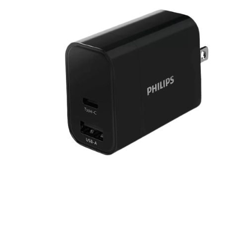 Philips USB Wandoplader – 2 USB Poorten – 3,1A – 3-Pin Stekker