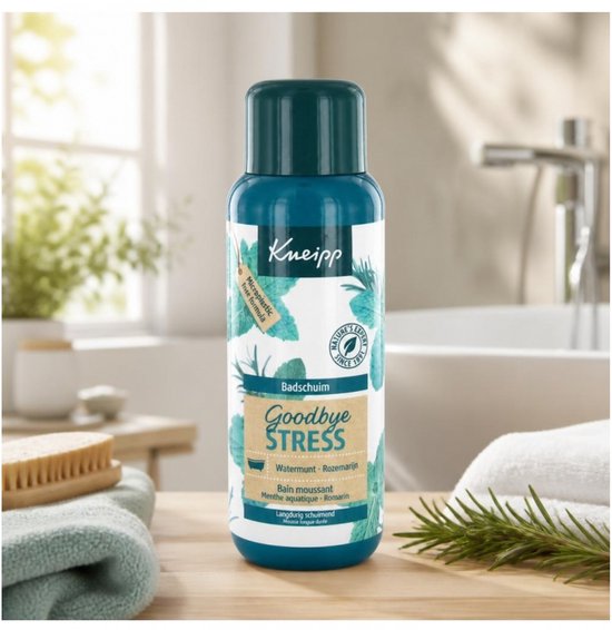 Kneipp Goodbye Stress - Badschuim - Watermunt en Rozemarijn - 400 ml