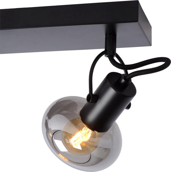 Lucide MADEE - Plafondspot (Plafondlamp) - 3xE14 - Zwart