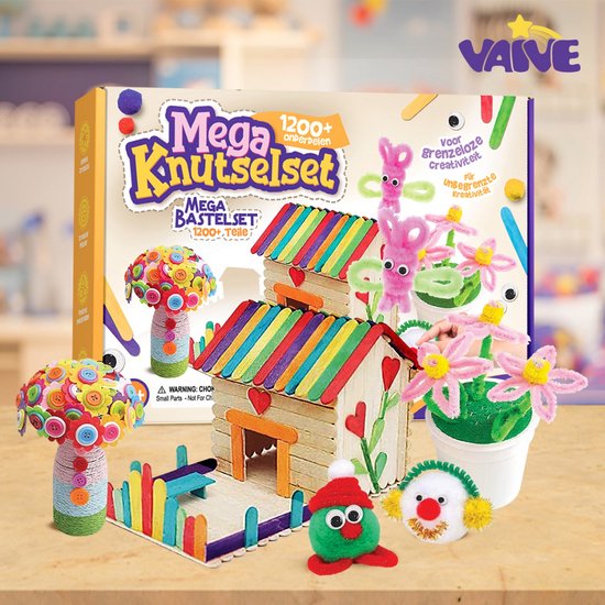 VAIVE Knutselset voor Knutselen Meisjes - Creatief Speelgoed voor Kinderen - Knutselset - Knutselkoffer - Knutselpakketten