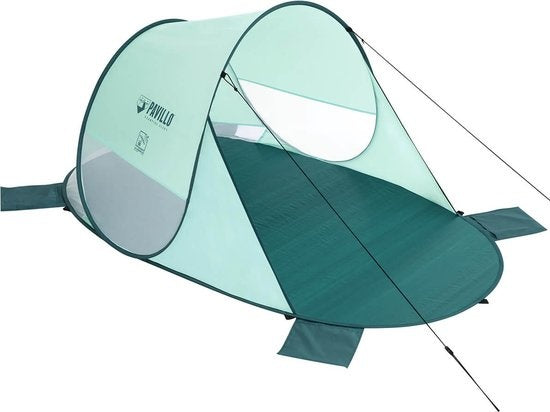Bestway Pop-up Strandtent - Pavillo - 200x120x90 - Groen - UPF 80 Zonbescherming - 2 Personen