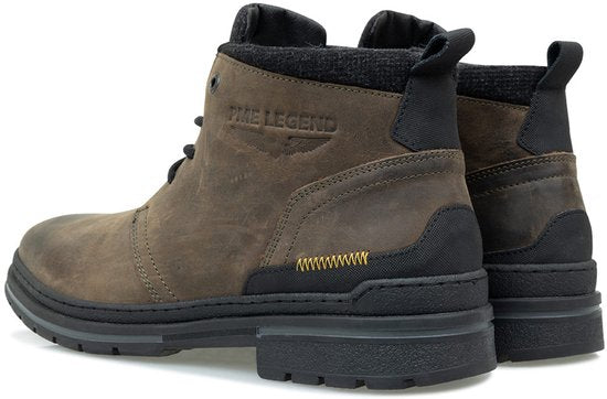 PME Legend - Heren Veterschoenen Fleetman - Groen - Maat 43 links Maat 44 Rechts