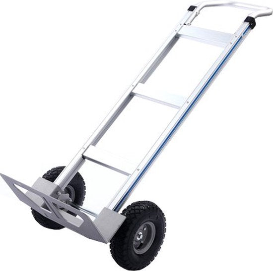 BRASQ Steekwagen Opvouwbaar Aluminium - Draagvermogen 250 KG - Transportwagen - Plateauwagen - Steekkar