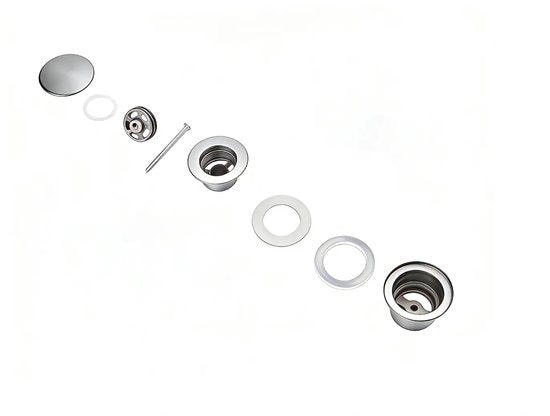 Mirlux Luxe click waste afvoerplug 1¼" - Chroom