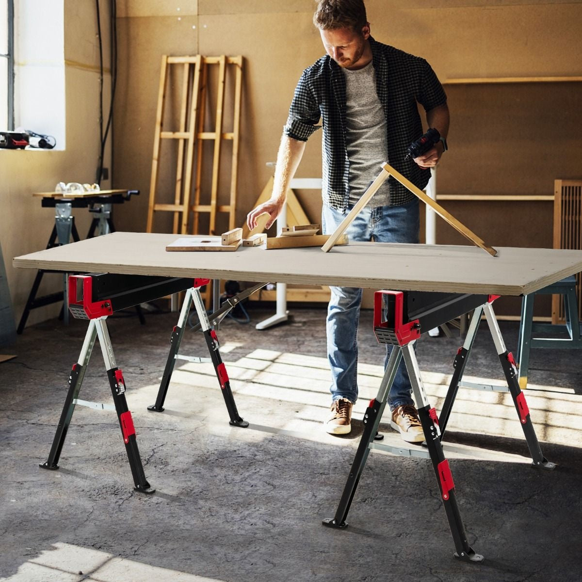 Coast Schragen - Set van 2 - In Hoogte Verstelbaar - 61,5–82,7 cm