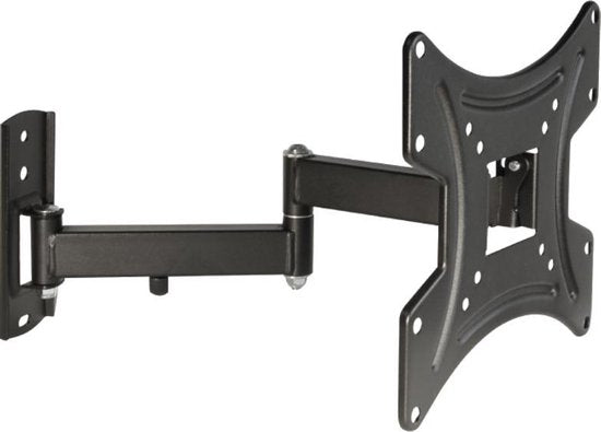MyWall TV muurbeugel voor 23-42 inch schermen - Full Motion - Tot 25kg - Zwart