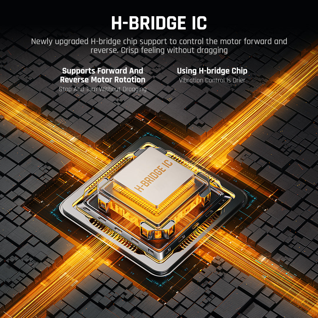 BIGBIG WON GALE HALL draadloze controllers - bewegingsrichten, Hall-trigger, 4 aanpasbare knoppen - PC/iOS/Android-gamecontroller