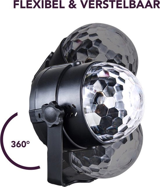 Achaté Discolamp met Afstandsbediening - Feestverlichting - Disco Bal - Discoverlichting - Disco Lamp