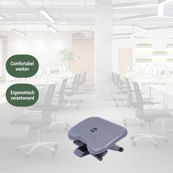 BRASQ Voetensteun Deluxe FR100 ergonomisch verstelbaar met antislip