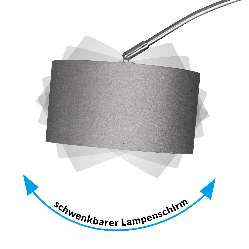 Monzana Booglamp L met marmeren voet