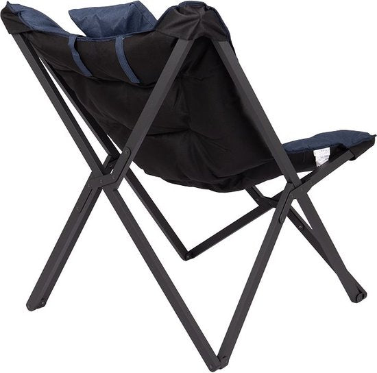 Bo-Camp - Industrial - Relaxstoel - Brandon - Cationic - Blauw