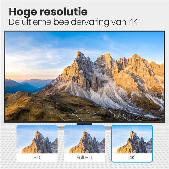 Auronic HDMI Kabel - 5M - 18Gbps - HDMI 2.0 - Hoge Snelheid en Resolutie - 4K (60 Hz) - Zwart