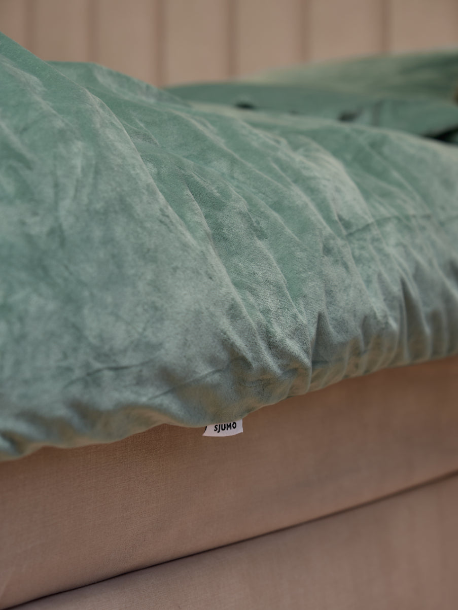 Sjumo dekbedovertrek Silky Smooth - 200 x 220 cm - Forest Green - 2 kussenslopen