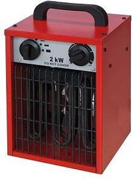 Perel Ventilatorkachel, voor binnen, 3 warmtestanden, 2000 W