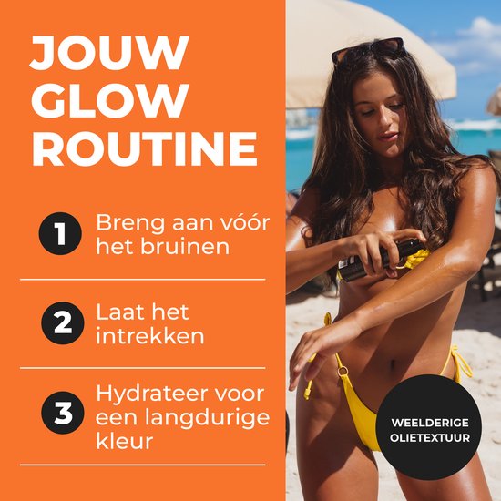 BYROKKO - Shine Brown Oil - XXL Tan-booster olie - 150ml