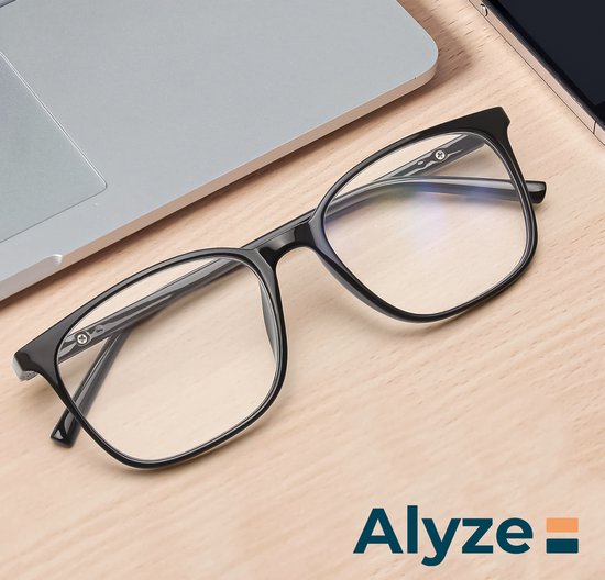 Alyze Blauw Licht Bril - Computer beeldscherm - Zonder sterkte met filter - Blue light glasses