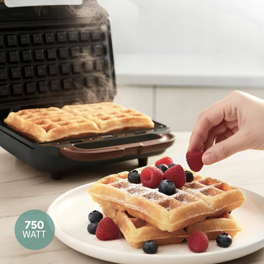 Lebenlang 3-in-1 Sandwichmaker - Tosti-ijzer - Wafelijzer - Contactgrill - 750W