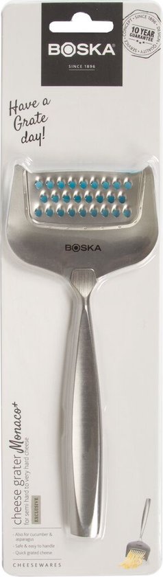 Boska Kaasrasp Monaco+ - Kaasrasp - Groenterasp - Kaas raspen - RVS - Vaatwasserbestendige rasp - Keukengerei - Keuken accessoires - 10 jaar garantie