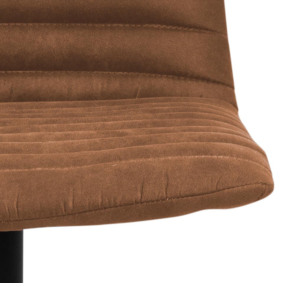 Barkruk Trofors – Set van 2 – Cognac – Stijlvolle en Comfortabele Barkrukken met Industriële Uitstraling