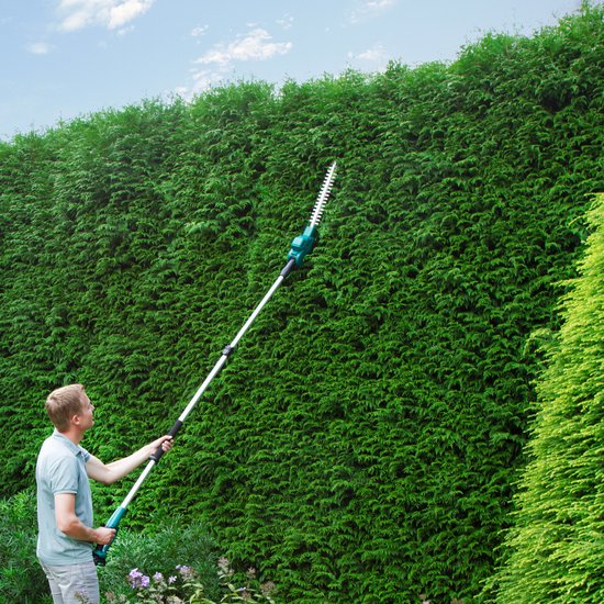 VONROC Heggenschaar – Kantelbaar & Telescopisch – Zaagblad 40 cm – 260 cm – Groen