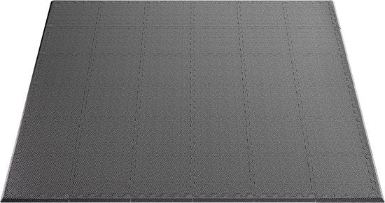 MONZANA 36x Vloerbeschermer – 29,5x29,5cm Antislip Uitbreidbaar - Zwart