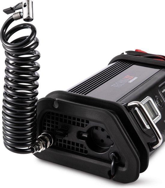 Technaxx TX-193(4999) 10A Acculader met compressor - Lc display - LED verlichting - USB - Zwart